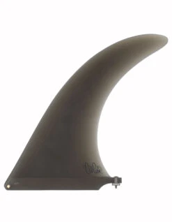 CAPTAIN FIN 10.0" LONGBOARD FIN FIBERGLASS CHRIS CHRISTENSON SMOKE