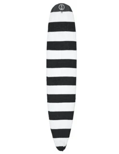 CAPTAIN FIN BOARDSOCK COVER STRETCH LONGBOARD BLACK WHITE