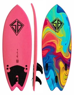 CBC BURKE 5'2" SOFTBOARD FISH FCS FINS