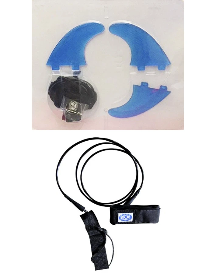 CBC SUSHI 5'8" SOFTBOARD FCS FINS - Image 2