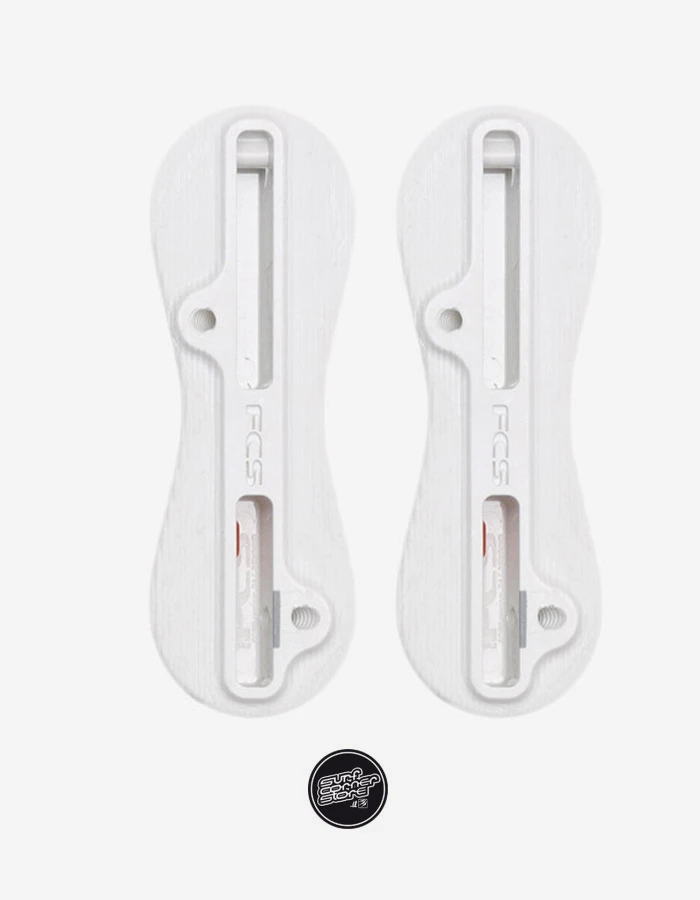 FCS II PRODUCTION KIT PLUG SET SIDE FINS 9° WHITE