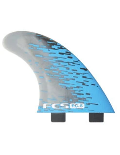 FCS PC-5 FINS BLUE SMOKE TRI FIN SET