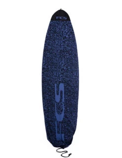 FCS SURFBOARD COVER STRETCH FISH/FUNBOARD 7'0' STONE BLUE