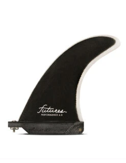 FUTURES PERFORMANCE 6" LONGBOARD FIN SOLID BLACK GREY