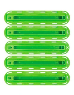 FUTURES FIVE SET FIN BOX LIME GREEN