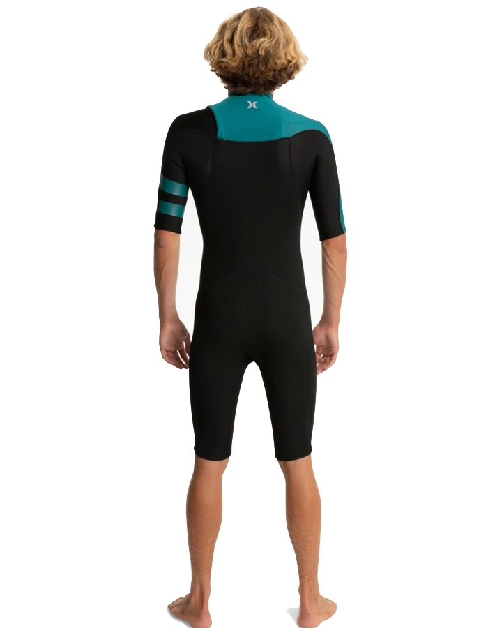 HURLEY ADVANT 2/2MM SPRINGSUIT CHEST ZIP EMERALD - Image 2