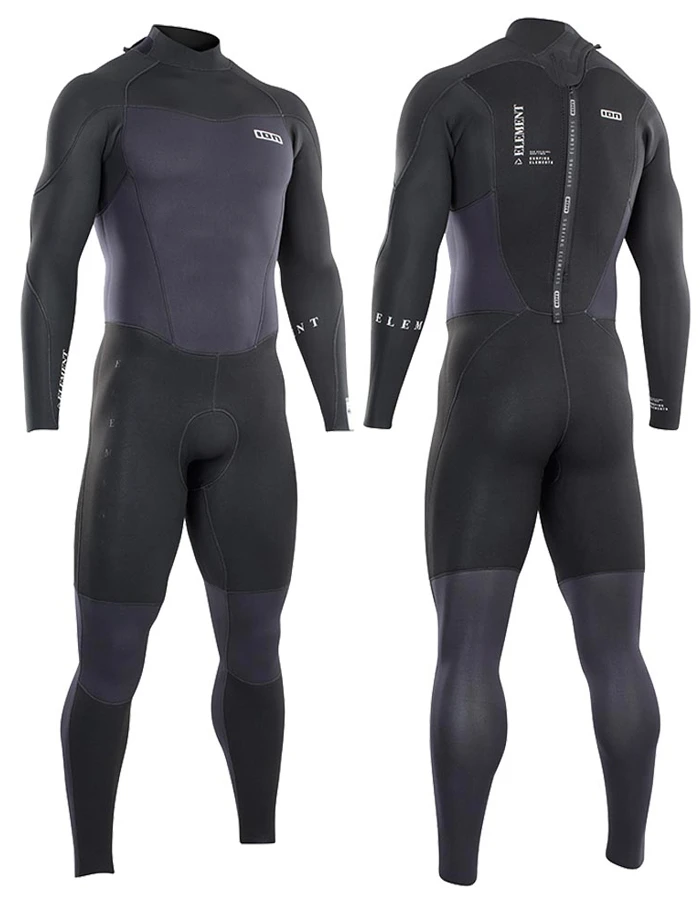 ION WETSUIT ELEMENT SEMIDRY 3/2 BACK ZIP