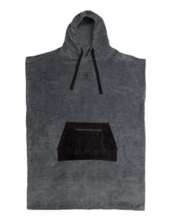 OCEAN & EARTH BREAK PONCHO CHARCOAL