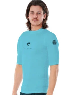 RIP CURL CORPS SHORT SLEEVE UV TEE BLUE