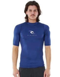 RIP CURL CORPS SHORT SLEEVE UV TEE NAVY