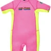 RIP CURL GROMS OMEGA BACK ZIP SPRINGSUIT PINK