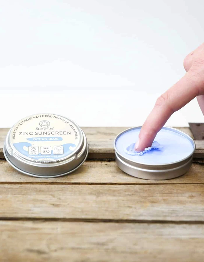SUNTRIBE ALL NATURAL ZINC SUNSCREEN FACE & SPORT SPF30 | BLUE - Image 3